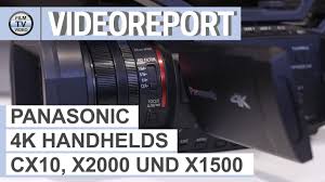 Panasonic X2000 und X1500: kompakte 4K ...