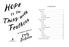 Maybe you would like to learn more about one of these? Dickinson E Hope Is The Thing With Feathers The Complete Poems Of Emily Dickinson Women S Voice Dickinson Emily Amazon De Bucher