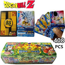 Dragon ball z tcg panini: 408pcs Lot Dragon Ball Z Super Saiyan Goku Vegeta Freeza Collection Cards Dragon Ball Z Action Figure Cards Kid Gift Toy Geek