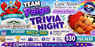 Team Paige Trivia Night for Little Haven Palliative Care