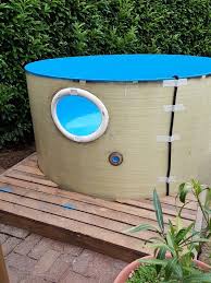 Pool Mit Bullauge Pool Badetonne Solar