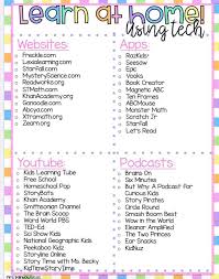 Learn At Home Using Tech In 2020 Learning Websites For Kids Learning Websites Educational Websites For Kids