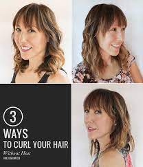 Lean over and position your head on top of the shirt/towel, with all of your hair on top of your head. 3 Ways To Get Boho Waves Without Heat Hello Glow