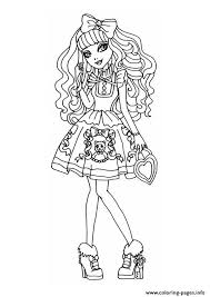 In the destiny conflict, kitty is on the rebel side because she doesn't want to listen to the rules of destiny. Ever After High Dolls 8 Coloring Pages Printable