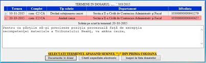 Despre Ecrispub Dosarul Electronic Al Curtii De Apel Bacau Si Al Instantelor Arondate