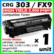 Maybe you would like to learn more about one of these? Cartridge 303 Fx9 Fx 9 Compatible Laser Toner For Canon Lbp2900 Lbp 2900 Lbp3000 Lbp 3000 Printer Ink Shopee Malaysia