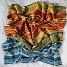 March 1, 2020 in blog, knits, temperature blanket, crochet. Temperature Blanket Crochet Or Knit Your Data Henstooth Homestead