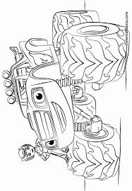 Monster Truck Para Colorear