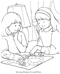 Be kind preschool coloring pages. Pin On Bible Jesus