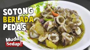 9 resep olahan sotong paling enak, empuk dan mudah dibuat. Sotong Berlada Pedas Mudah Dan Sedap Youtube