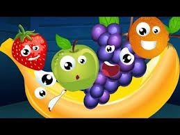 Five Little Fruits Nursery Rhyme Song For Kids Fruit Song Rhymes For Kids Kids Nursery Rhymes