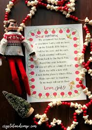 Welcome back elf on the shelf letter. Elf On The Shelf Welcome Letter