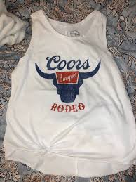 Coors Light Rodeo Tank Top Curtsy