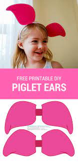 Diy Winnie The Pooh Ears Piglet Ears Tigger Ears Winnie The Pooh Ears Piglet Ears Piglet Costume Diy