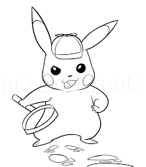 Check spelling or type a new query. How To Draw Detective Pikachu Step By Step Drawing Guide By Dawn Dragoart Com