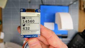 Images And Text On The Waveshare 1 54inch E Paper Display E Paper Display Image And Text Paper