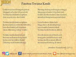 Pantun 2 kerat by rozihanismailfathi 25642 views. Pantun Terima Kasih Naoka Akhzan S Ubki