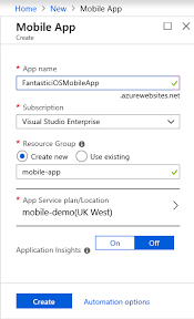 Activities in the my apps portal. Tip 187 Create A Back End For Your Next Native Ios Application Azure Tips And Tricks