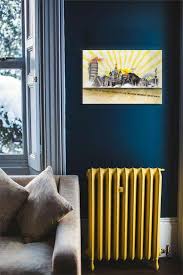 Une belle association jaune moutarde et gris pour cette chambre du0027enfant le jeu de motifs graphiques dans les cadres ronds est tres reussi. Tendance Deco Le Jaune Moutarde Blog Izoa