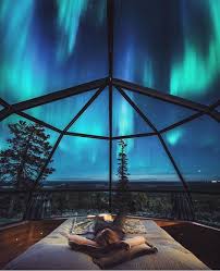 Travel Hotels Nature On Instagram The Levin Iglut Glass Igloo Village In Lapland Glass Igloo Northern Lights Northern Lights Hotel Northern Lights Igloo