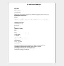 Fresh graduate in computer science computer science graduate passionate about data engineering and machine learning. Graduate Fresher Resume Template 12 Samples Formats