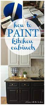 How To Paint Kitchen Cabinets At Home With The Barkers Painting Kitchen Cabinets Chalky Finish Paint Kitchen Paint