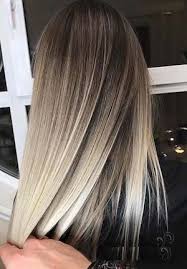 Ombre Hair Blond Gris Couleur Cheveux Couleur De Cheveux Balayage Cheveux