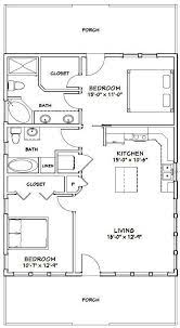 28x36 House 2 Bedroom 2 Bath 1 008 Sq Ft Pdf Floor Plan Model 2e 29 99 Piccli Tiny House Floor Plans Small House Floor Plans Cabin Floor Plans