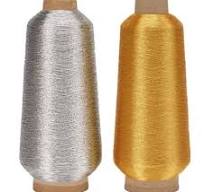 Colorful Lurex Yarn Ms / Mx / M Type Metallic Yarn for Embroidery