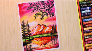 Oil Pastel Drawing For Beginners Scenery Drawing Of Beautiful Mountains And Trees Youtube How to draw easy scenery drawing with beautiful landscape village scenery drawing with pencil sketchif you like this video please like comment and subscribe. oil pastel drawing for beginners scenery drawing of beautiful mountains and trees
