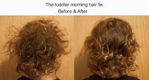 My Toddler Morning Hair Solution Morning Hair Toddler Curly Hair Kids Curly Hairstyles