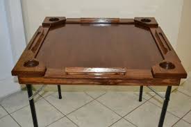 Wooden Wood Dominoes Domino Table Domino Table Board Game Table Table Games