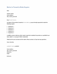 How to write a memorandum. Notice To Tenant To Make Repairs Form Letter