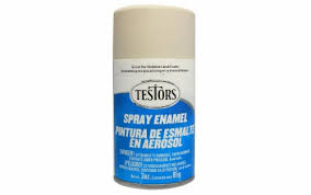 Testors Enamel Spray Paint 3oz Flat Lt