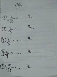 Check spelling or type a new query. Ubahlah Pecahan Biasa Menjadi Persen 1 3 10 2 2 5 3 2 3 4 2 4 5 15 25 Brainly Co Id