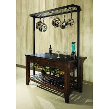 Kitchen islands with wine rack are a great option if you are looking for wine racks. Intercon Kona Kitchen Island With Metal Pot Rack And Wine Storage Rife S Home Furniture Kitchen Islands