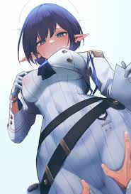 jacket, white gloves, cropped jacket, 1boy, aoi (blue archive) - Anime R34