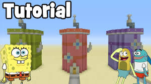 All tropical fish in a bucket pack. Minecraft Tutorial How To Make A Bikini Bottom House Spongebob Squarep Minecraft Tutorial Minecraft Minecraft Creations