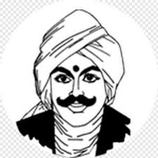 Bharathiyar learn to be angry wall decal peacockride. Bharathiyar Outline Picture Of Bharathiyar Transparent Png 530x530 4903338 Png Image Pngjoy