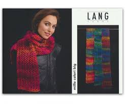 Hiyahiya flyers are 8 long and feature sharp tips and a blue cable. Flyer Schal Aus Mille Colori Big Von Lang Yarns Winter 2015 Lang Yarns Knitting Books Lang Yarns Wollywood