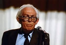 Michael Foot leader of the Labour Party seen here making a