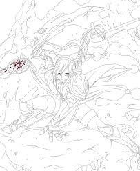 Kostenlos malvorlagen drucken und downloaden! Erza Scarlet Lightning Empress Armor Lineart By Cursedicedragon Fairy Coloring Pages Fairy Tail Art Fairy Coloring