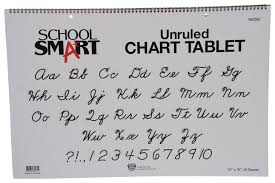 School Smart Chart Tablet 24 X 16 Inches Unruled 25 Sheets