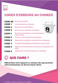 Code D Erreur Au Cookeo Qui Ne S Est Jamais Retrouve En Face D Un Code D Erreur Au Cookeo Pendant La Prepar Recette Cookeo Connect Recette Cokeo Cookeo Recette