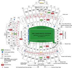 69 Paradigmatic Tiger Stadium Seating Chart With Rows