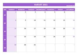 2021 editable yearly calendar templates in ms word excel, source:calendar2021i.com. August 2021 Calendar Calendar Best