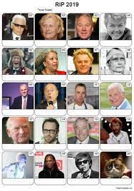 If you fail, then bless your heart. Rip 2019 Picture Quiz Pr2081 Famous People Who Died In 2019