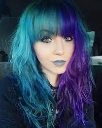 Pinterest Bellaxlovee Keep Up With The Mismatched Trend And Subscribe To Our Non Spamming Newsletter At Edgy Hair Color Mermaid Hair Color Split Dyed Hair