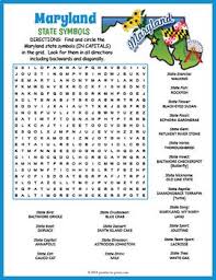 Maryland State Symbols Word Search Puzzle State Symbols Social Studies Worksheets Swear Word Coloring