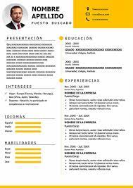 Descargar modelo de curriculum basico. Formato De Curriculum Vitae En Espanol Formatos De Cv